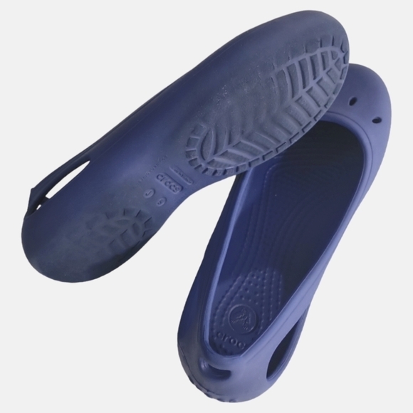 Crocs Big Girls Kadee Ballet Cut Out Comfort Flats Sz J5 - Picture 13 of 13